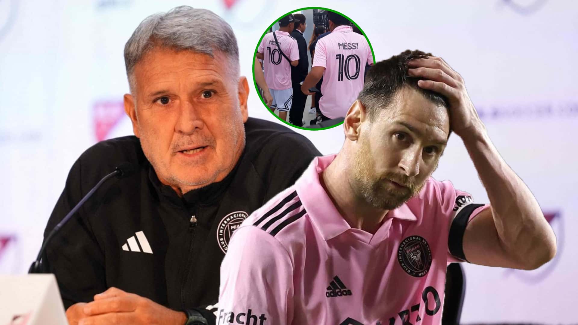 Martino le dio una mala noticia sobre Messi a los hinchas del Inter Miami