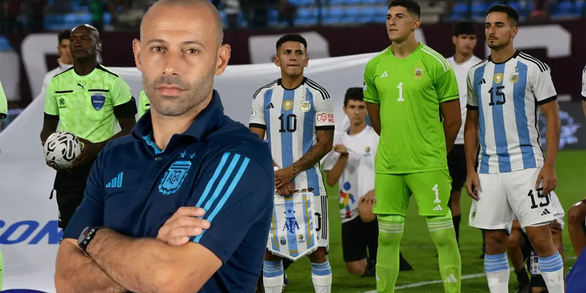 Mascherano hizo un drástico cambio en la formación de la Sub-23