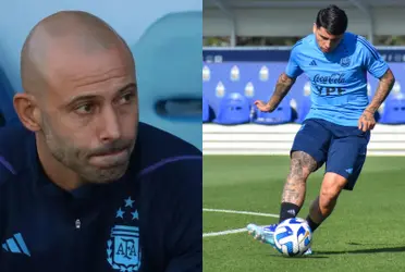 Mascherano le dio un golpe bajo a Facundo Farías