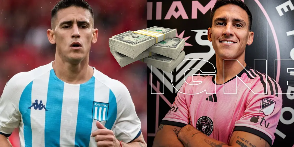 Matías Rojas posa por primera vez con la camiseta del Inter Miami