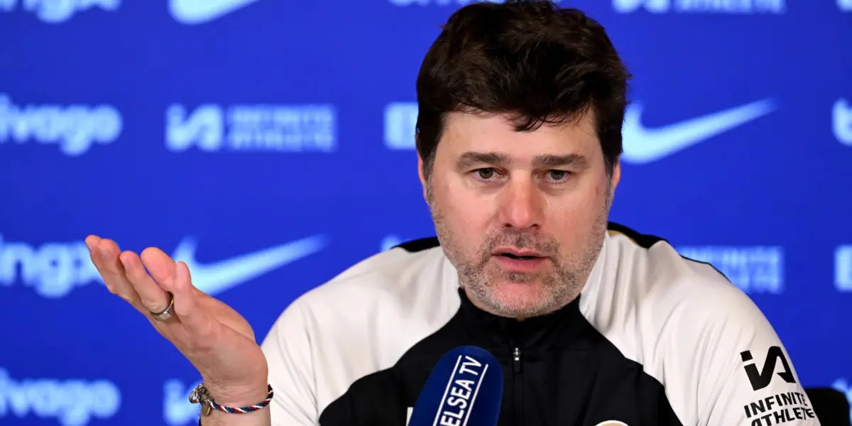 Mauricio Pochettino en rueda de prensa