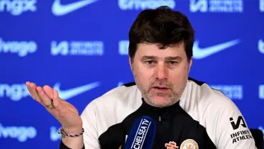 Mauricio Pochettino en rueda de prensa