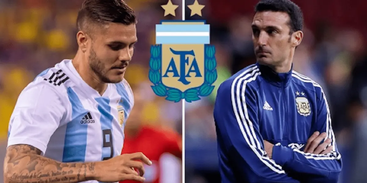 Mauro Icardi fue excluido de la lista de Lionel Scaloni, pero la Selección de Fútbol de Argentina le dejó una condición para su regreso.