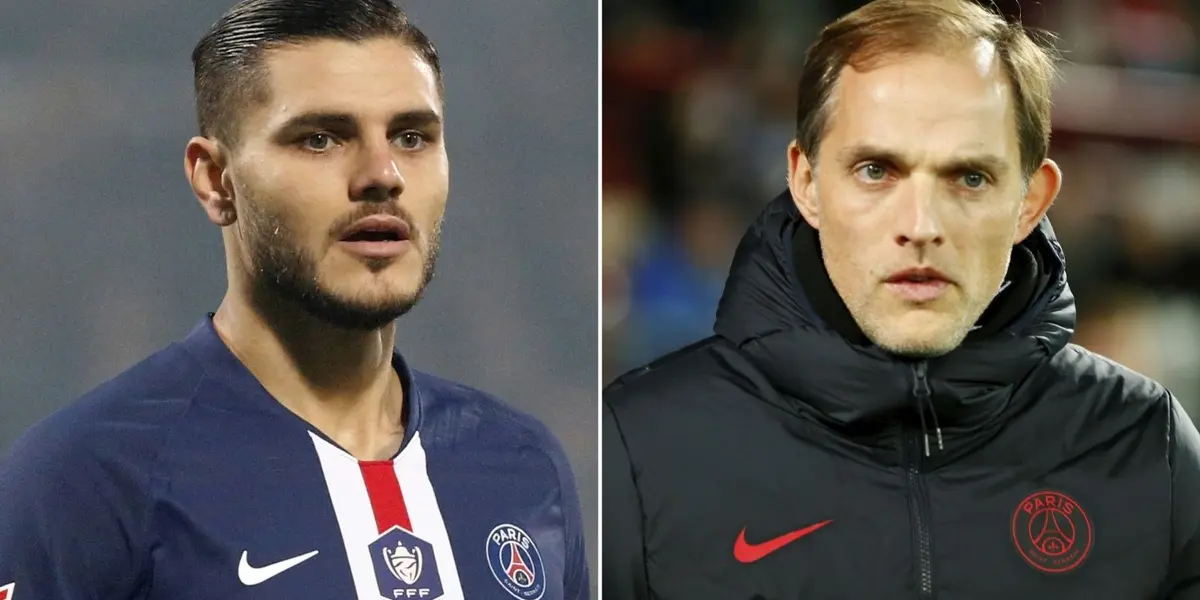 Mauro Icardi no conoce la titularidad fija desde que París Saint Germain Football Club eliminó a Atalanta en la pasada UEFA Champions League.