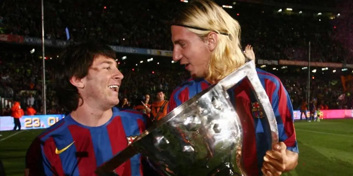 Maxi López tuvo un rol clave en el éxito de Messi en Barcelona