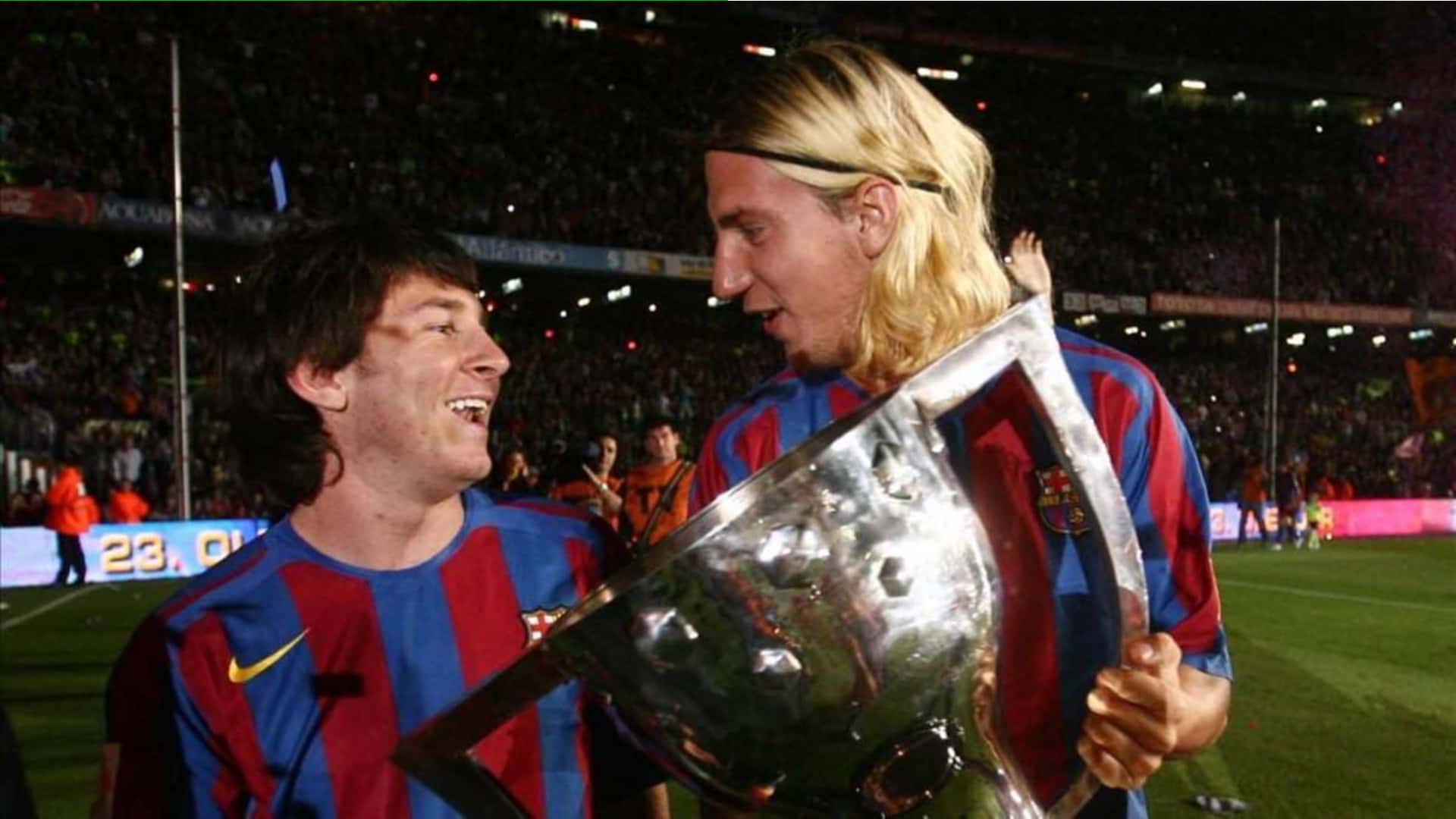Maxi López tuvo un rol clave en el éxito de Messi en Barcelona