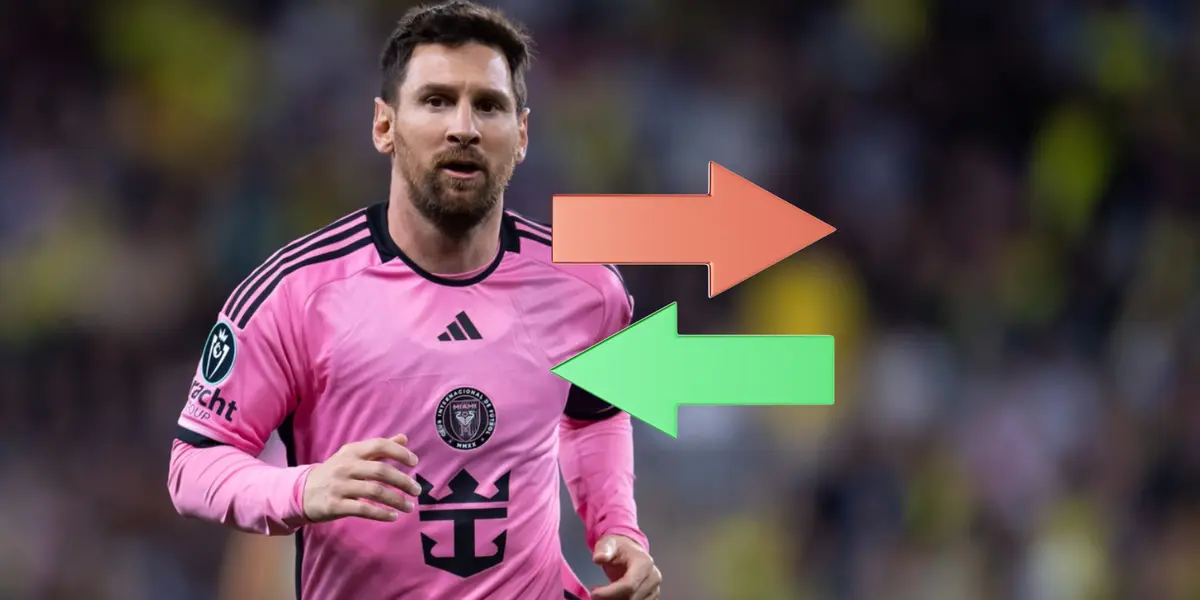 Messi con la camiseta del Inter Miami