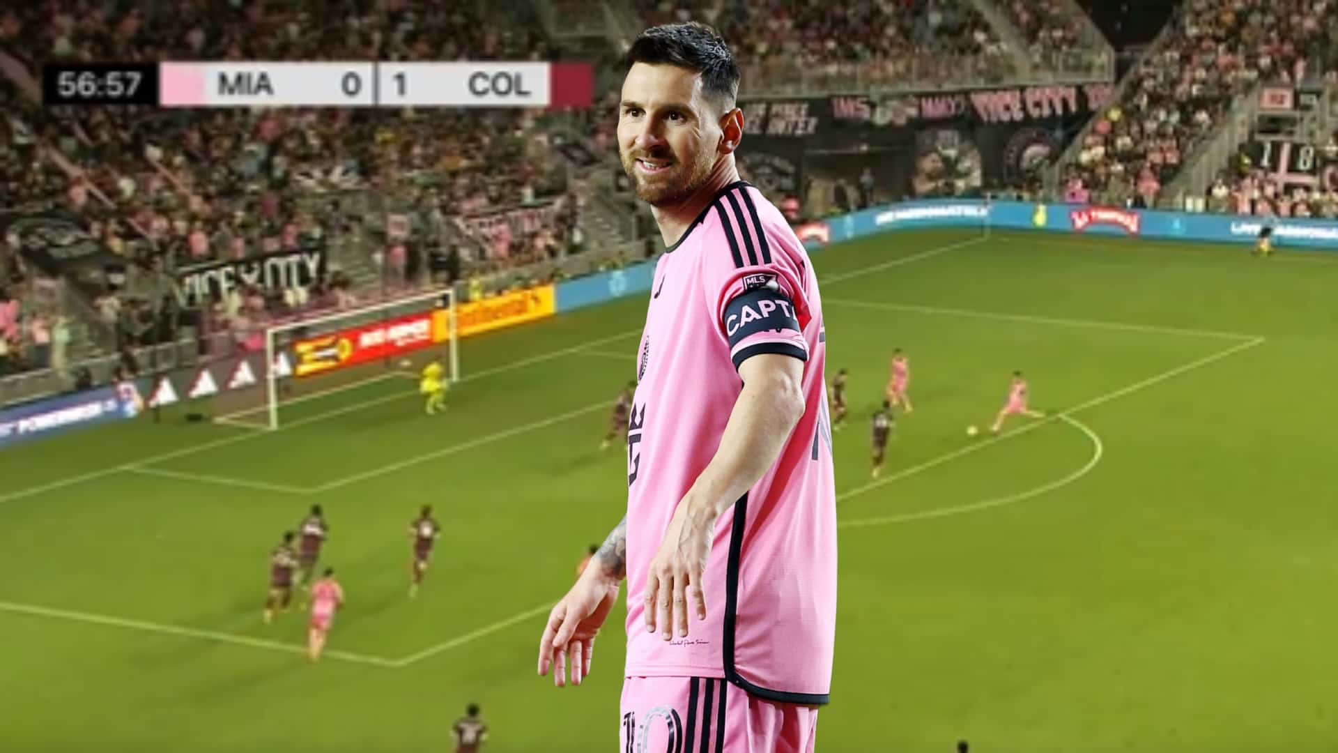Messi convirtió un golazo en su regreso con Inter Miami