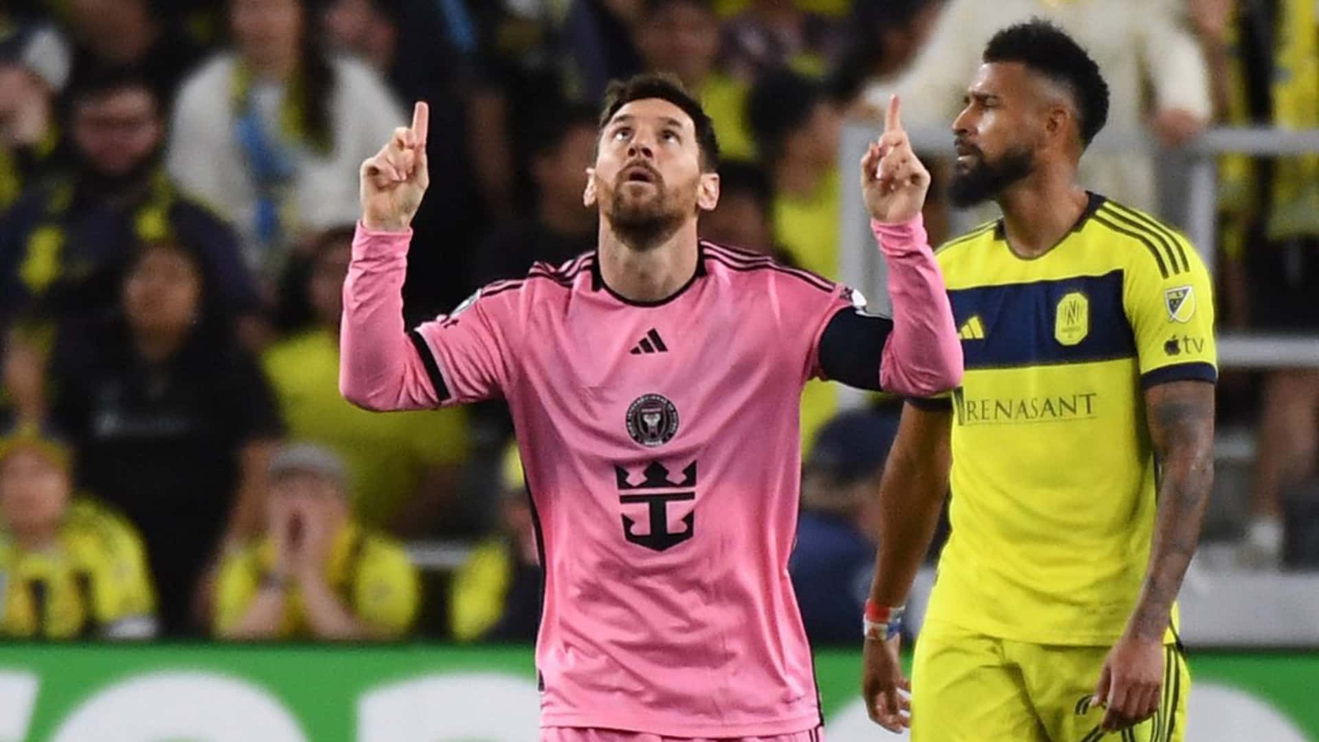 Messi convirtió un golazo vs. Nashville