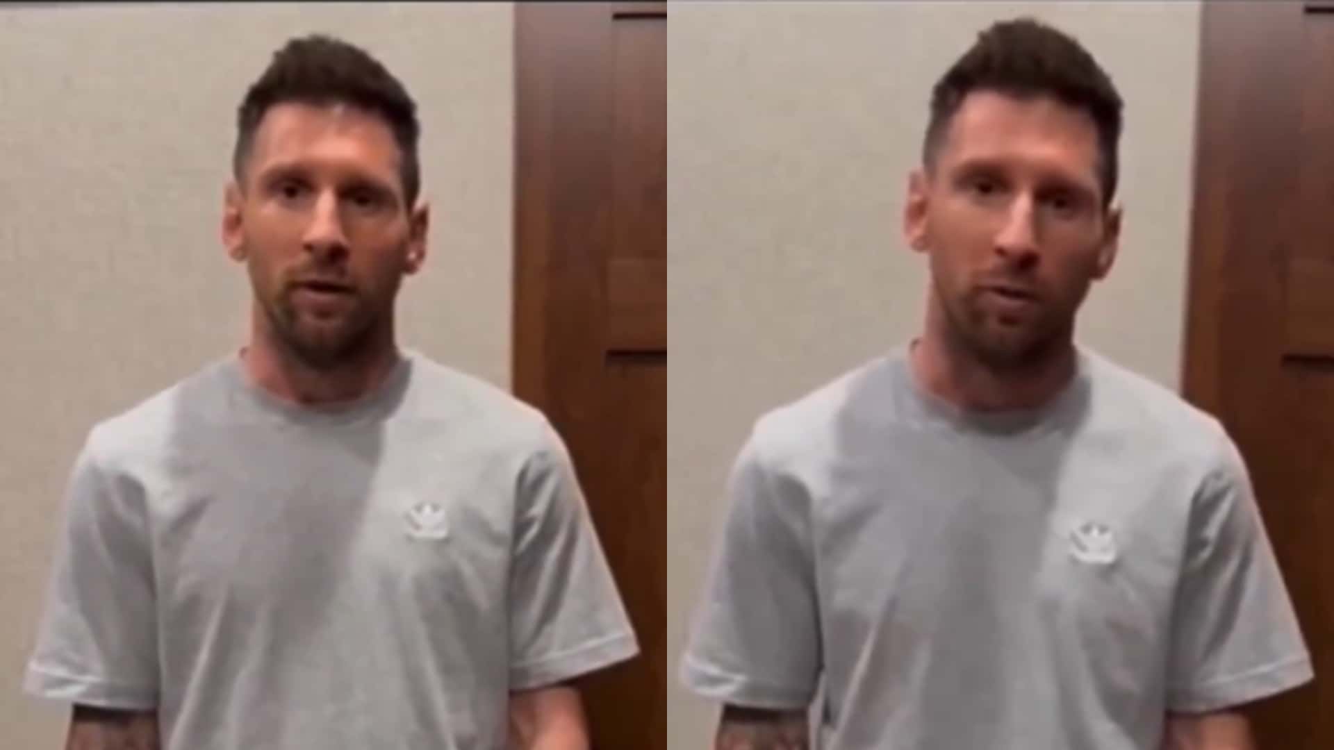 Messi explicó su ausencia en China con un contundente video