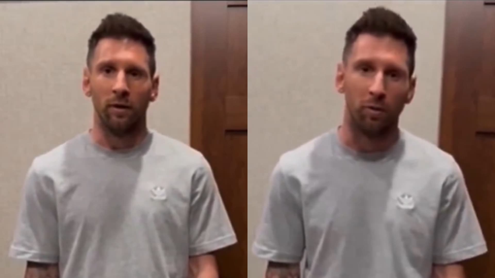Messi explicó su ausencia en China con un contundente video