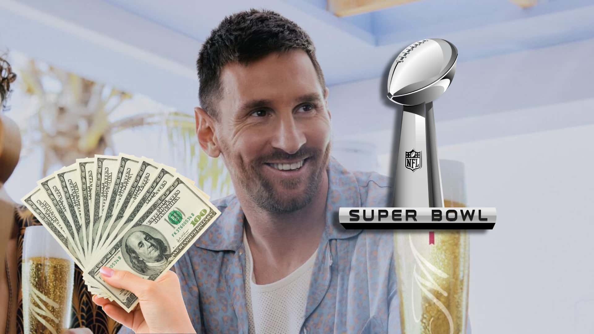 Messi ganó una fortuna por el comercial del Super Bowl