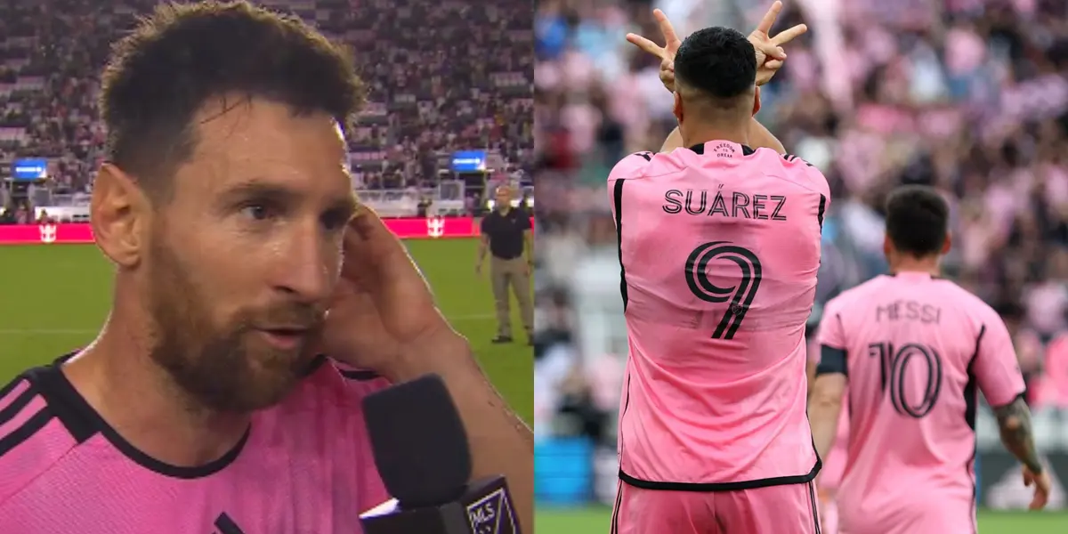 Messi habló del presente de Luis Suárez en Inter Miami