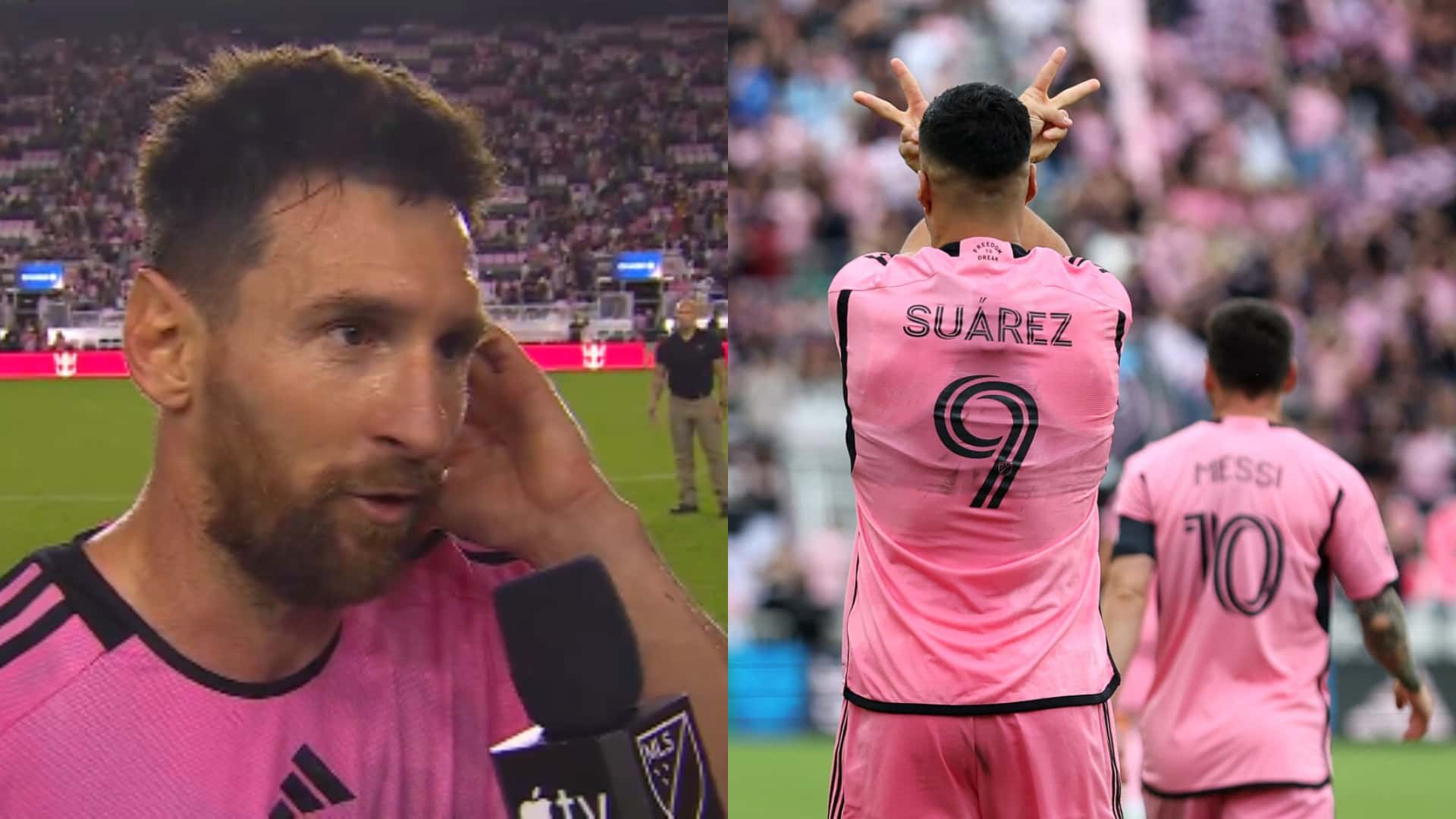 Messi habló del presente de Luis Suárez en Inter Miami