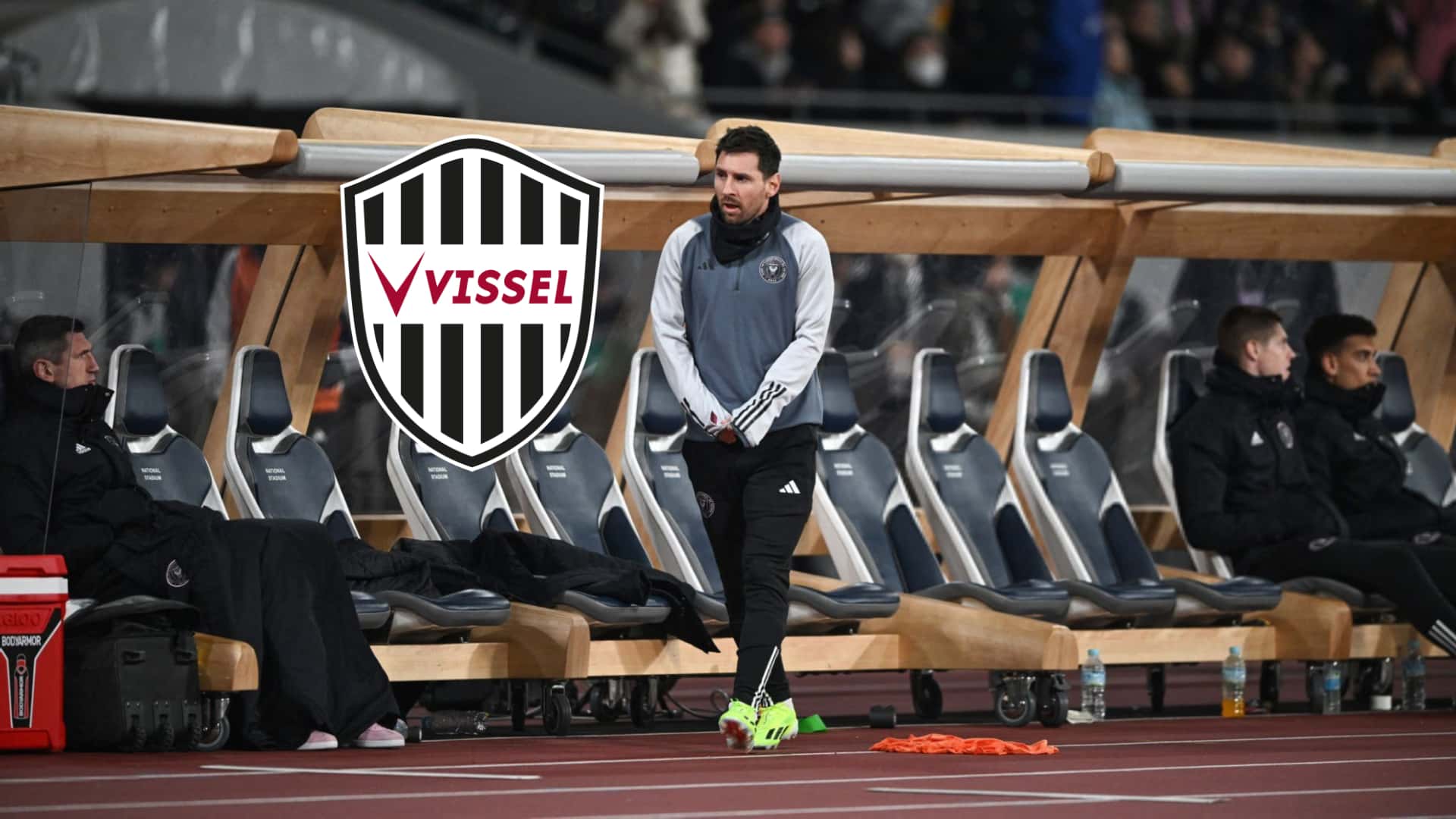 Messi ingresó ante Vissel Kobe