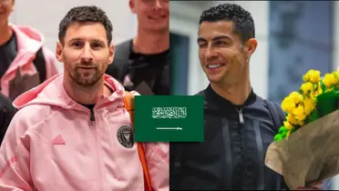 Messi llegó a Arabia Saudita