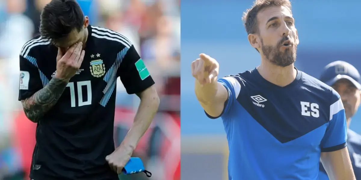 Messi nunca pudo ganarle al DT de El Salvador