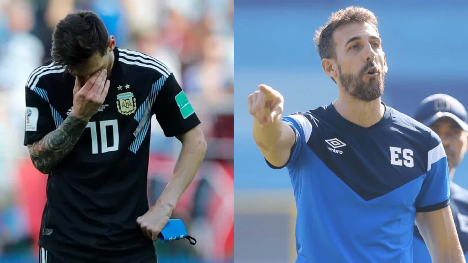 Messi nunca pudo ganarle al DT de El Salvador