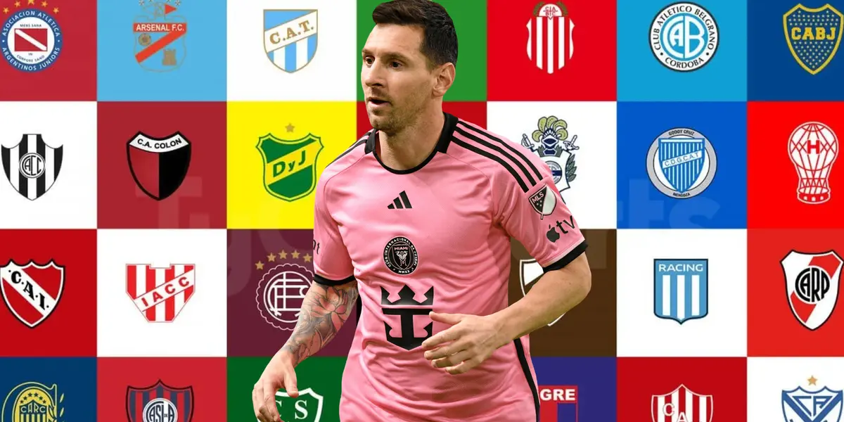 Messi posó con la camiseta de un club argentino que no es Newell's