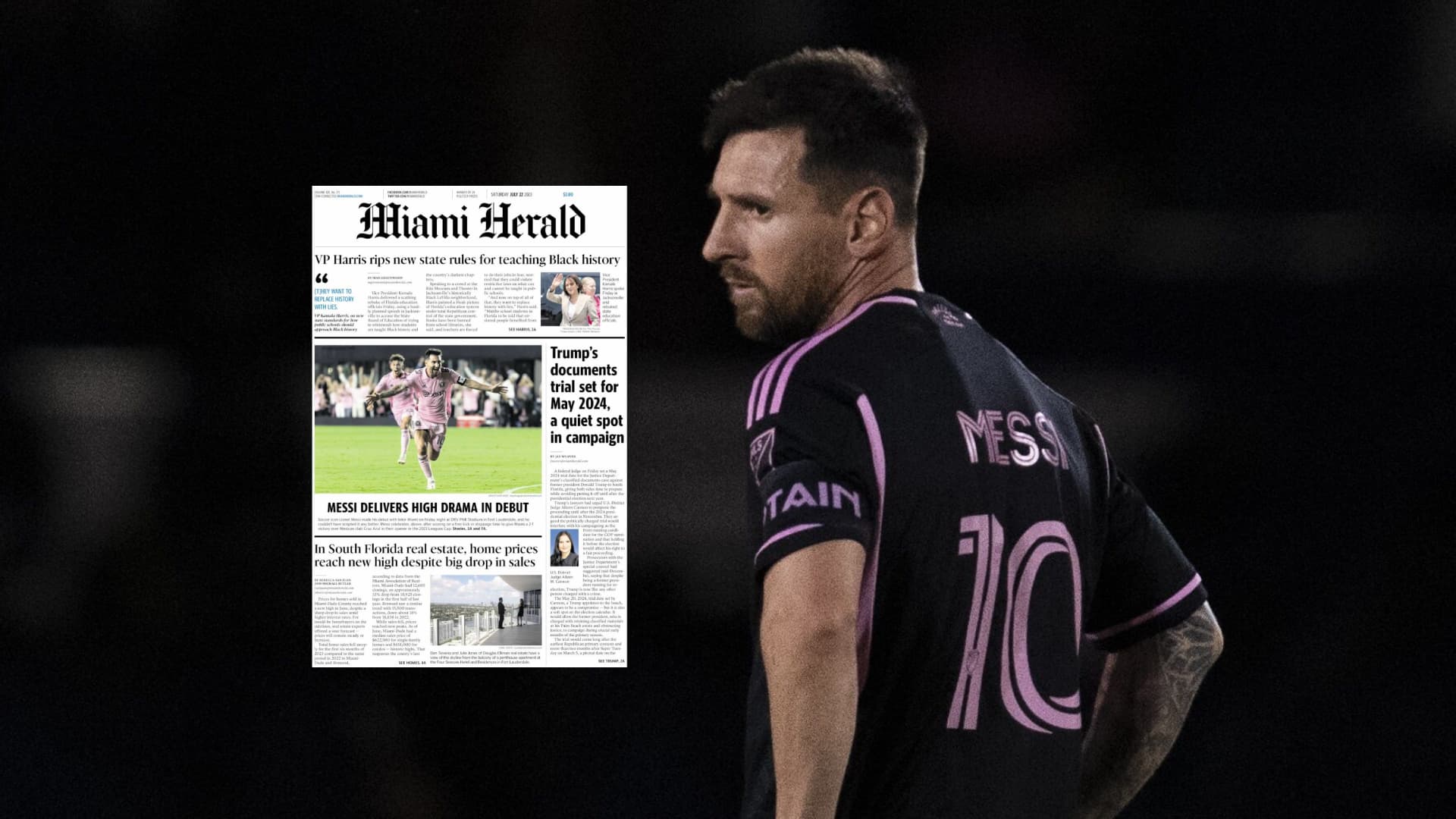 Messi recibió un golpe bajo de la prensa de USA