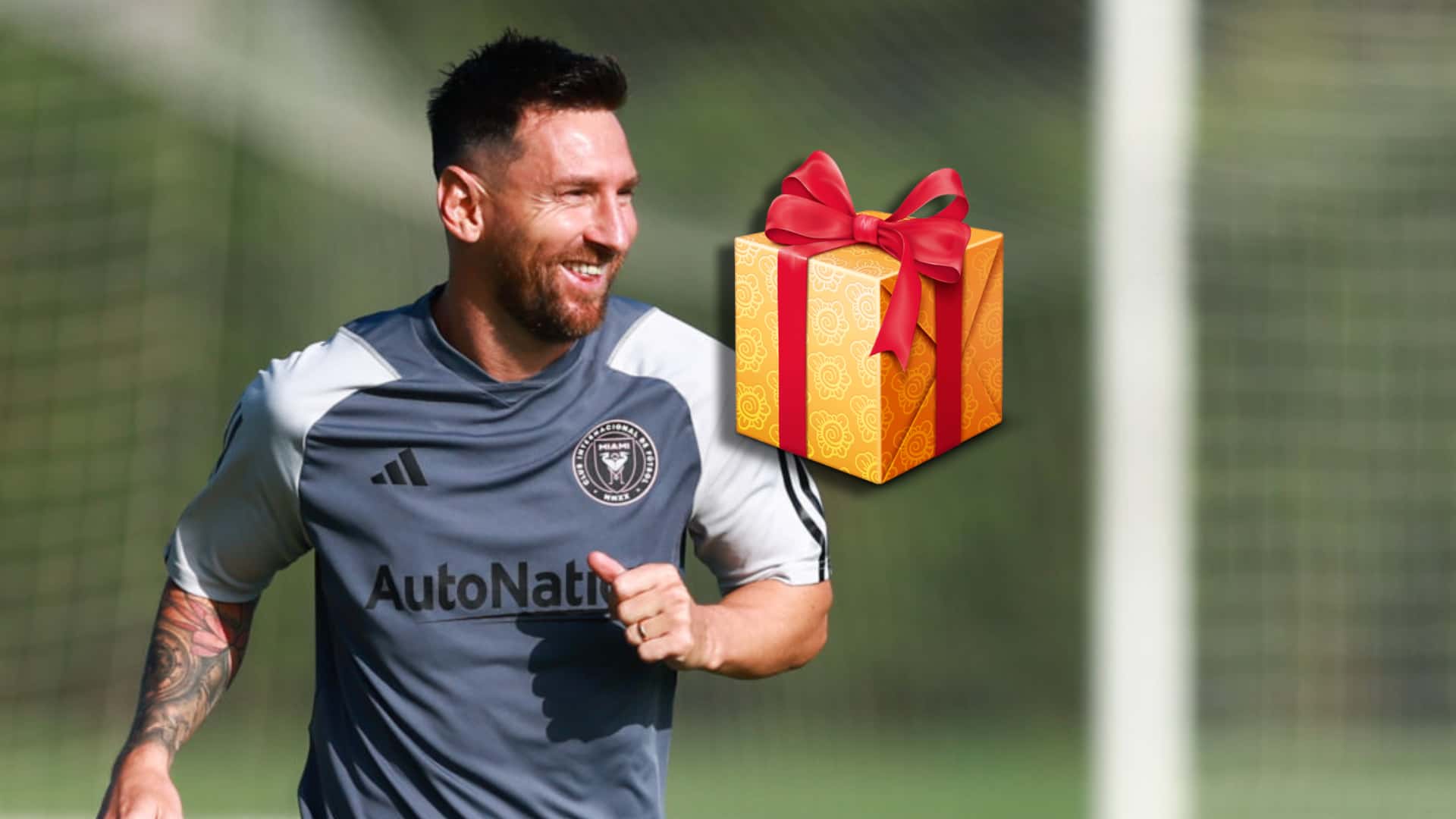 Messi recibió un regalo en Inter Miami