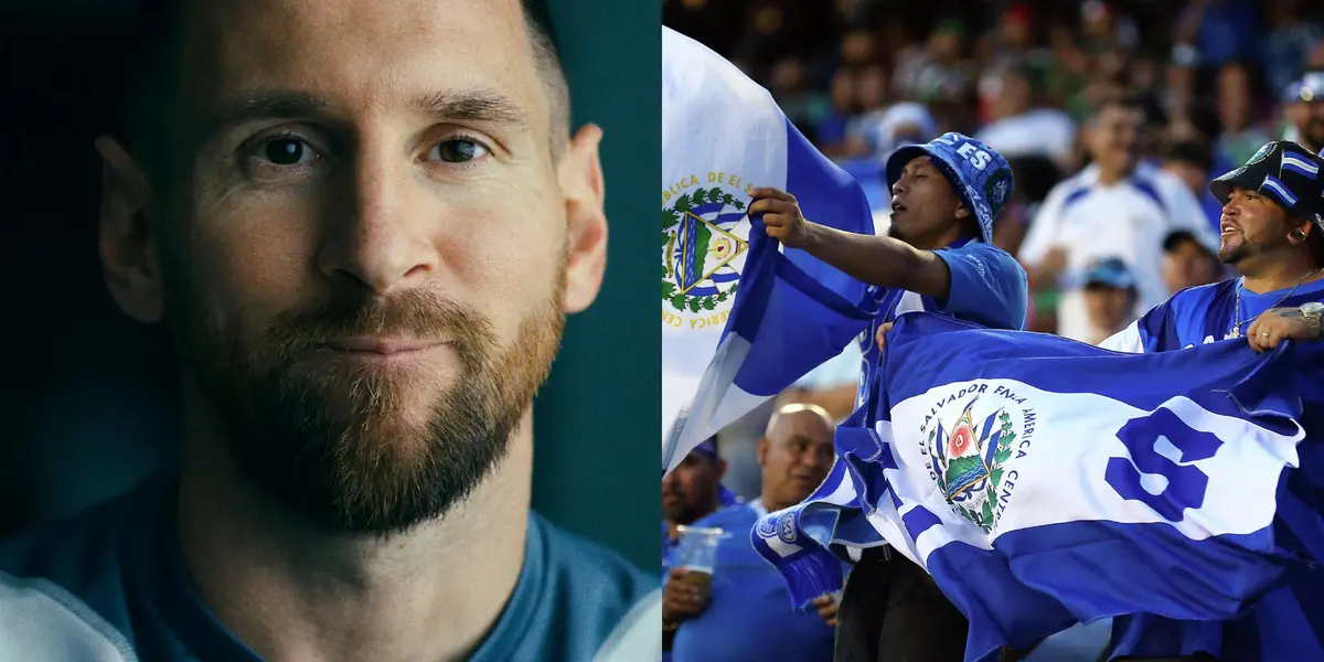 Messi recibió una cálida bienvenida en El Salvador