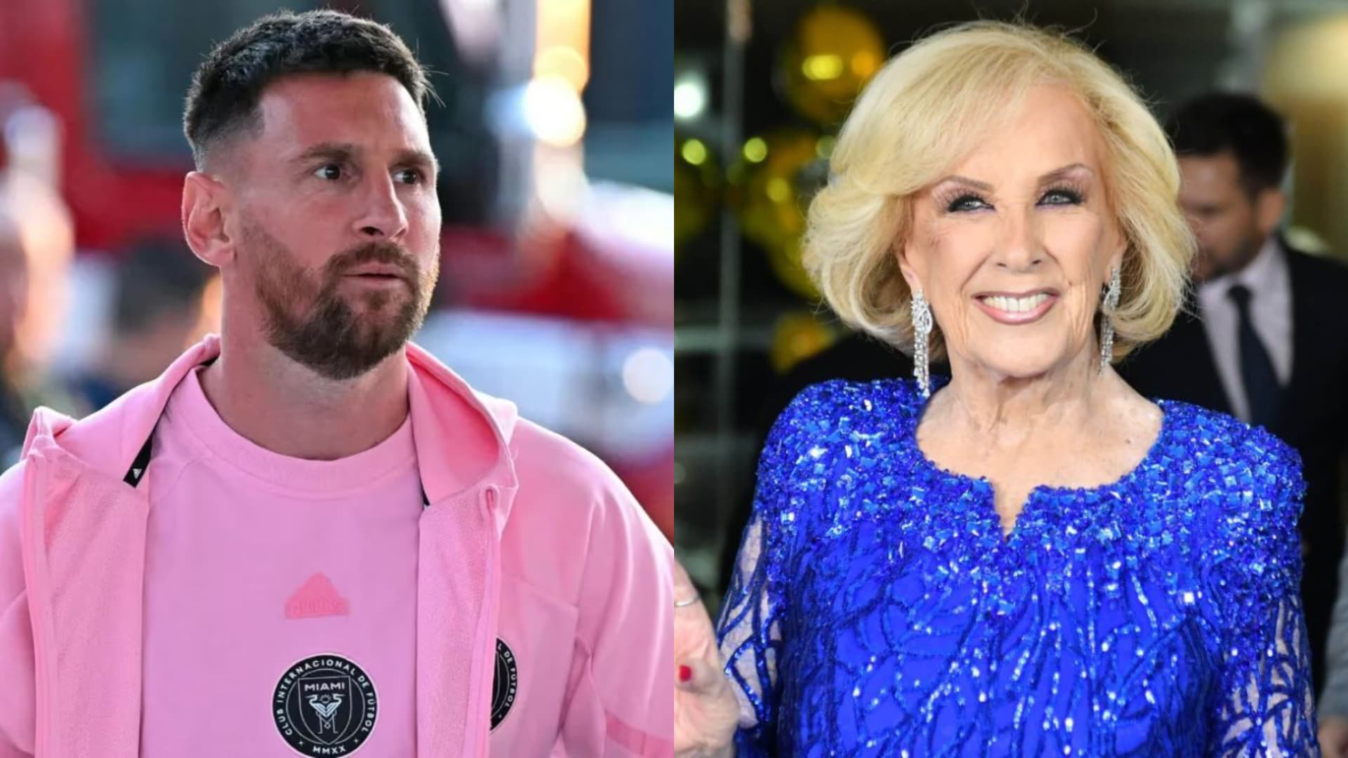 Messi saludó a Mirtha por su cumpleaños número 97