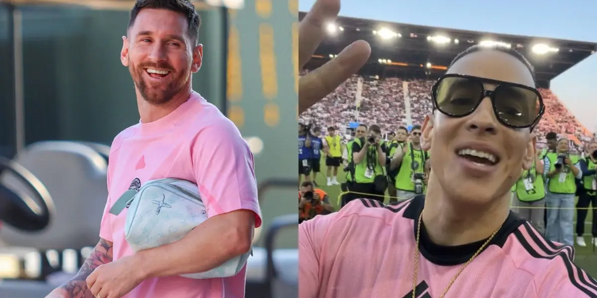 Messi se encontró con Daddy Yankee en Miami