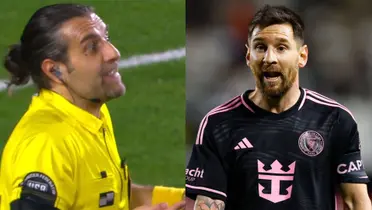 El enojo de Messi con el árbitro del empate entre LA Galaxy e Inter Miami