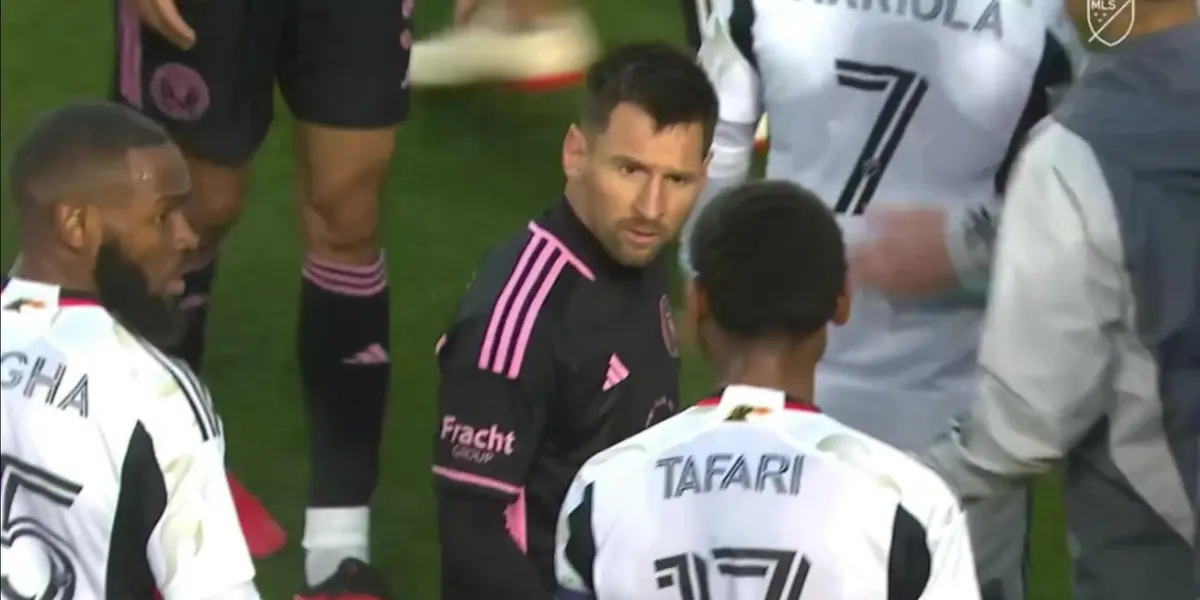 Messi se peleó con el capitán de FC Dallas