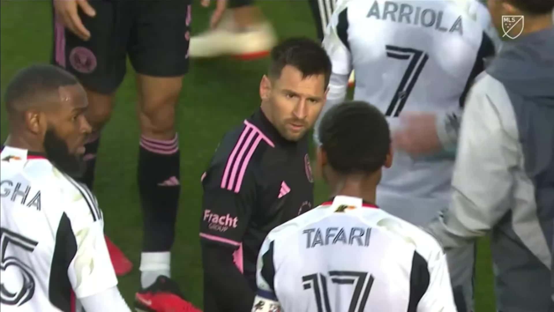 Messi se peleó con el capitán de FC Dallas