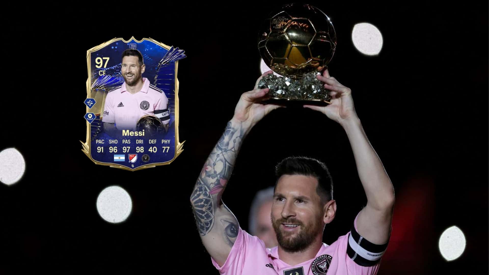 Messi tiene una nueva carta TOTY en EA FC 24