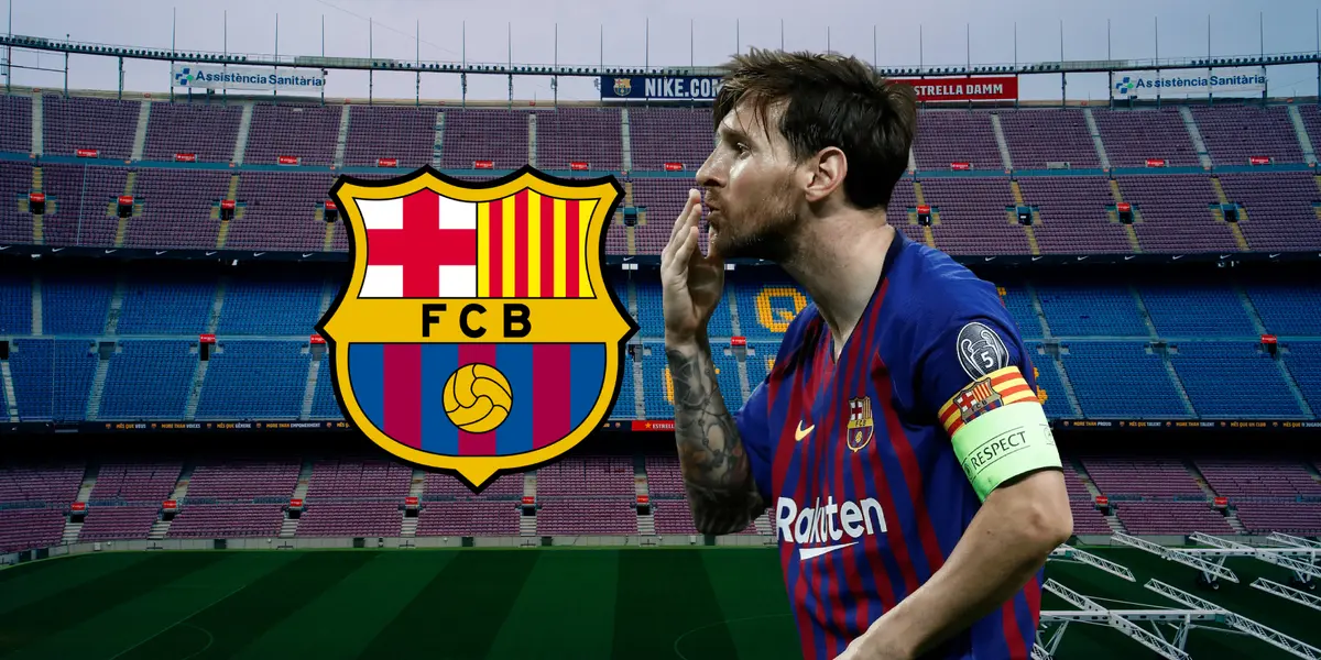 Messi tuvo en acto de amor con Barcelona