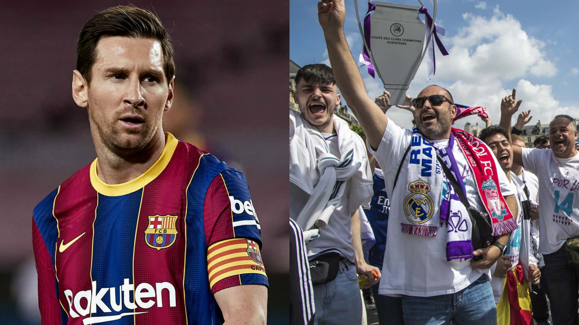 Messi tuvo un gesto con un hincha de Real Madrid a horas del Clásico