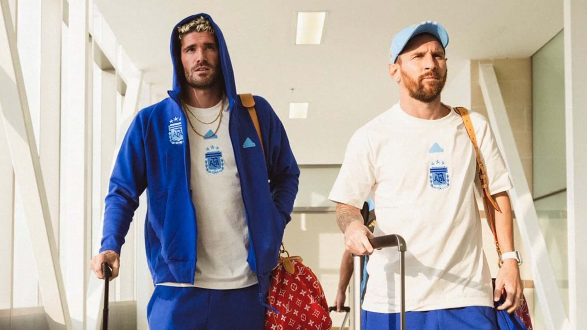 Messi y De Paul