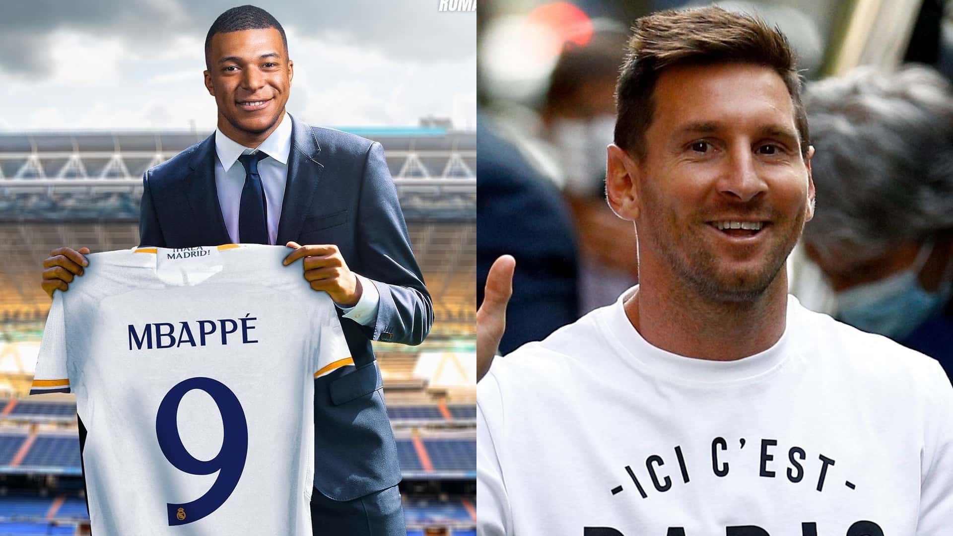 Messi y Mbappé