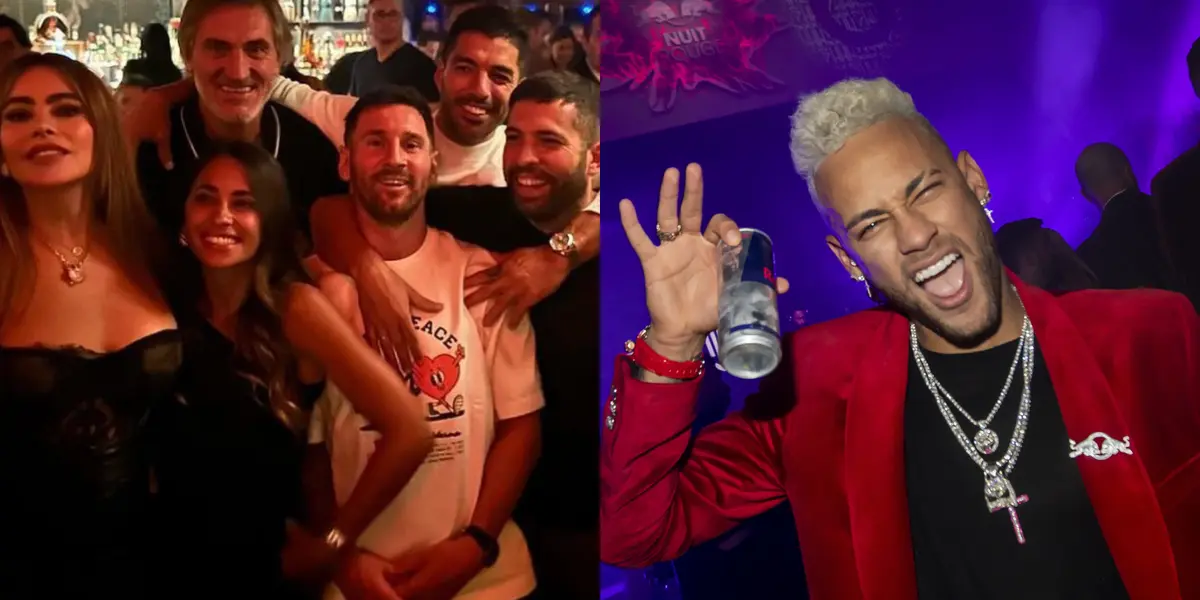 Messi y Suárez salieron de fiesta en Miami