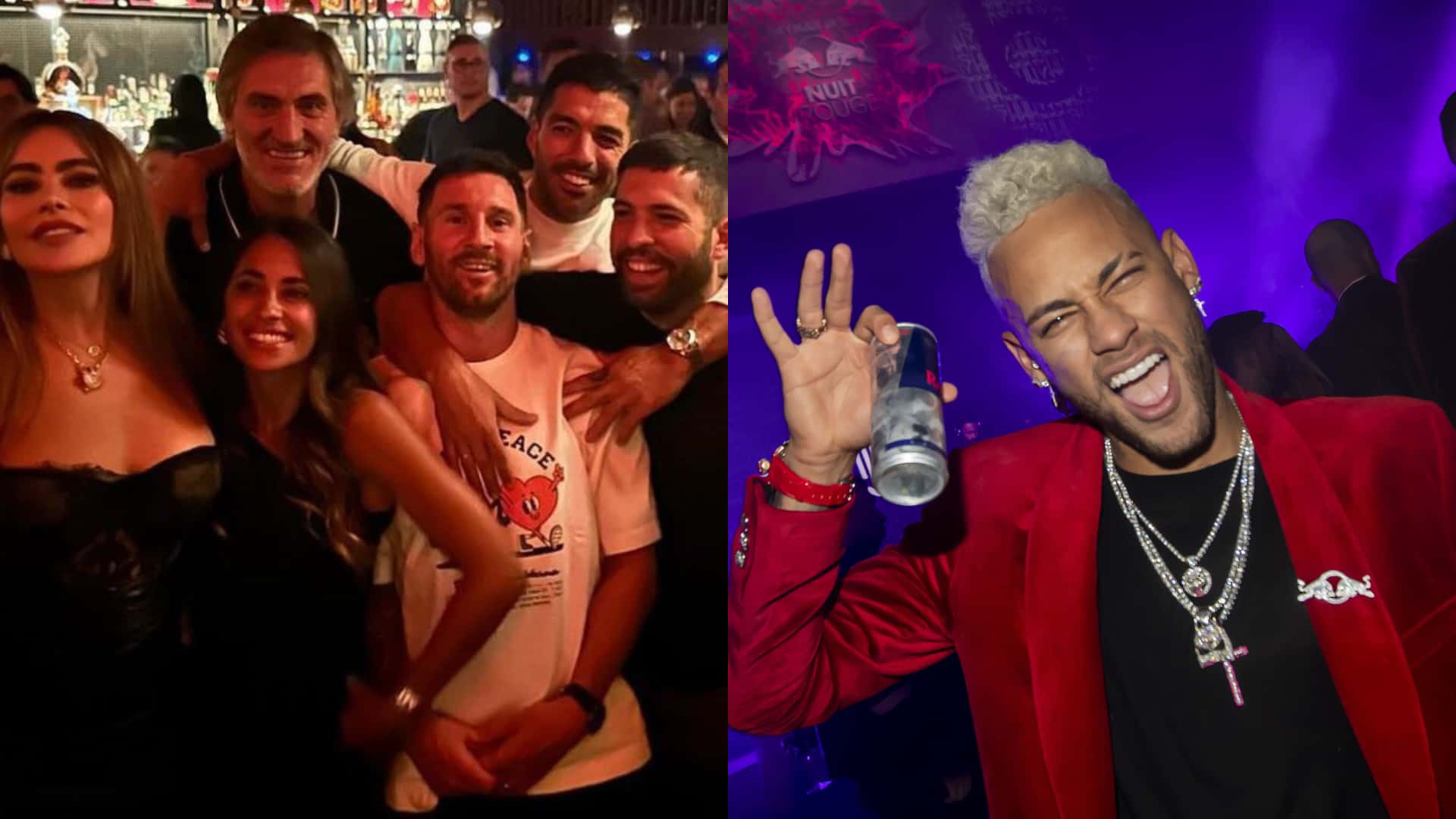 Messi y Suárez salieron de fiesta en Miami