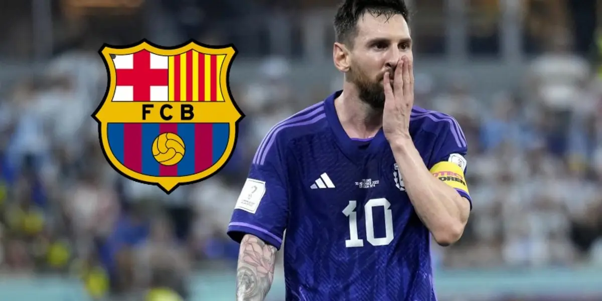 Messi y un mal momento en el mundial.