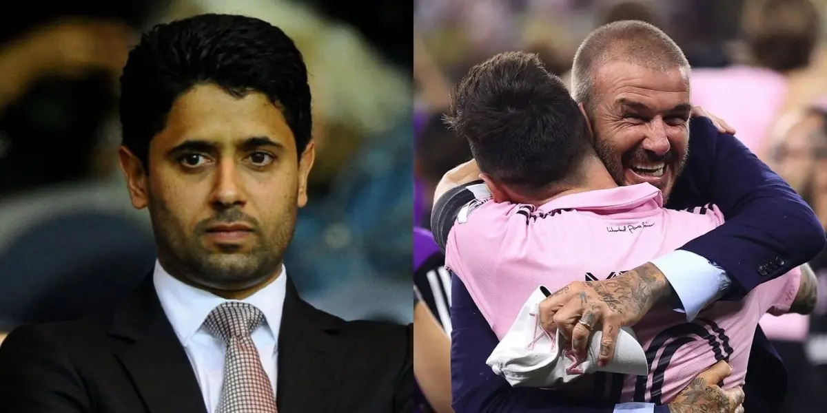 Mientras el presidente del PSG maltrató al argentino en Francia, David se deshace en elogios.