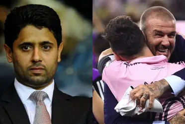 Mientras el presidente del PSG maltrató al argentino en Francia, David se deshace en elogios.