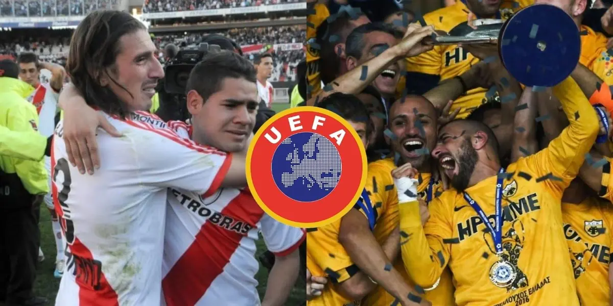 Mientras formó parte del suceso más duro en la historia del Millonario, ahora uno de sus protagonistas brilla en el Viejo Continente.