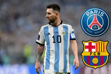 Mientras hay incertidumbre por su futuro, Leo tuvo un guiño hacia otra liga.