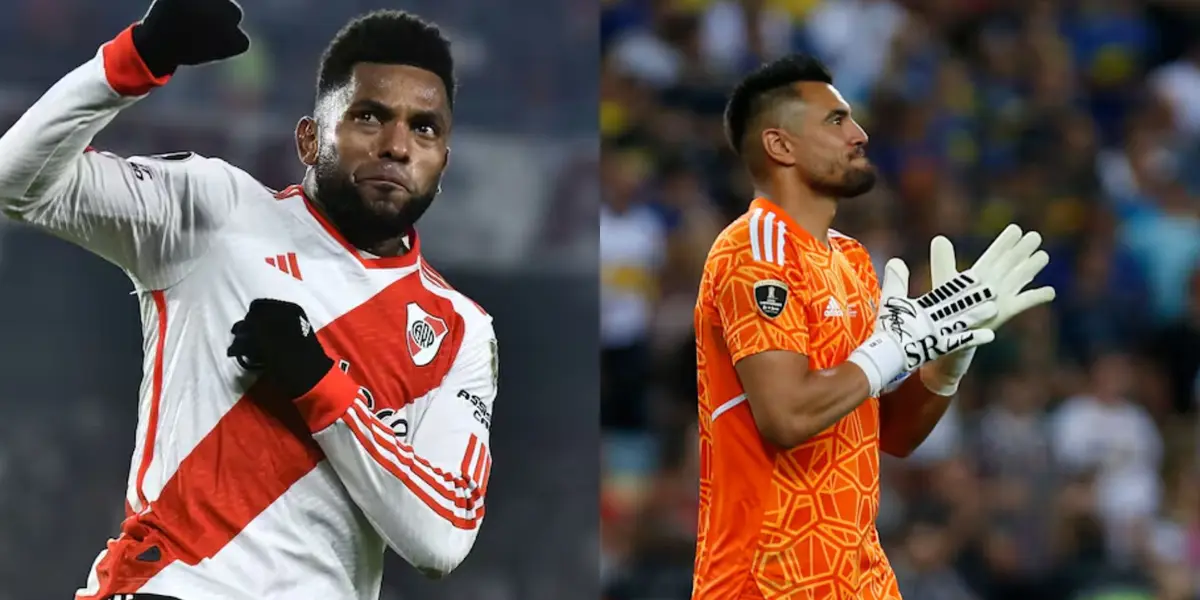 Miguel Borja y Sergio Romero.