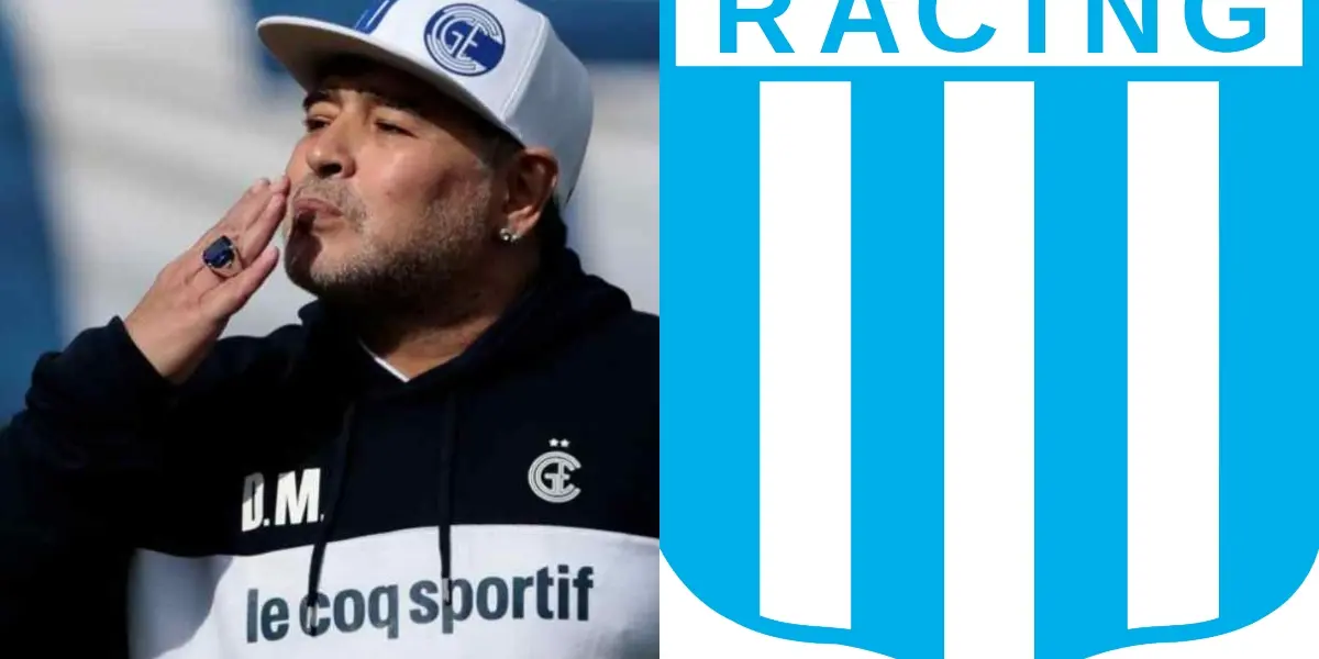 Mirá cuál sería el reemplazo de Diego Armando Maradona en Gimnasia y Esgrima de La Plata que se lo quitarían sorpresivamente a Racing Club.