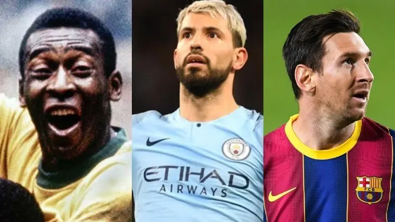 Mirá el ¿menosprecio? de Sergio Agüero a Pelé en un stream cuando lo hicieron elegir el brasileño y Lionel Messi.