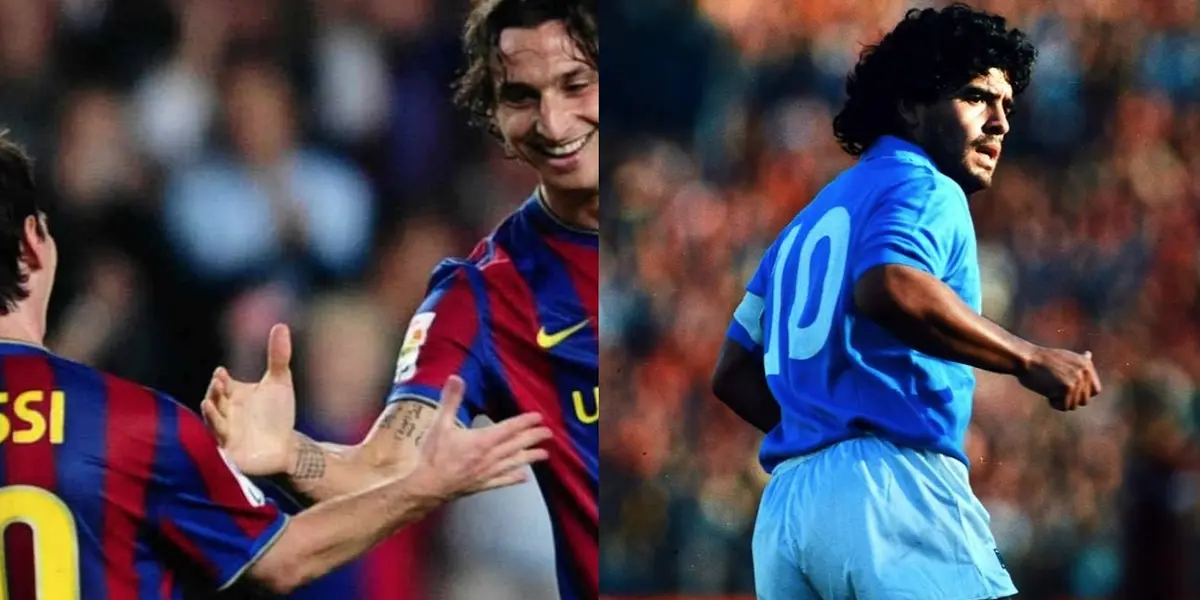 Mirá el menosprecio de Zlata Ibrahimovic a Lionel Messi y el desvive por Diego Armando Maradona.
 
