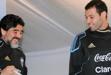 Mirá la crítica que lanzó Javier Mascherano en medio de los disturbios en la despedida de Diego Armando Maradona.