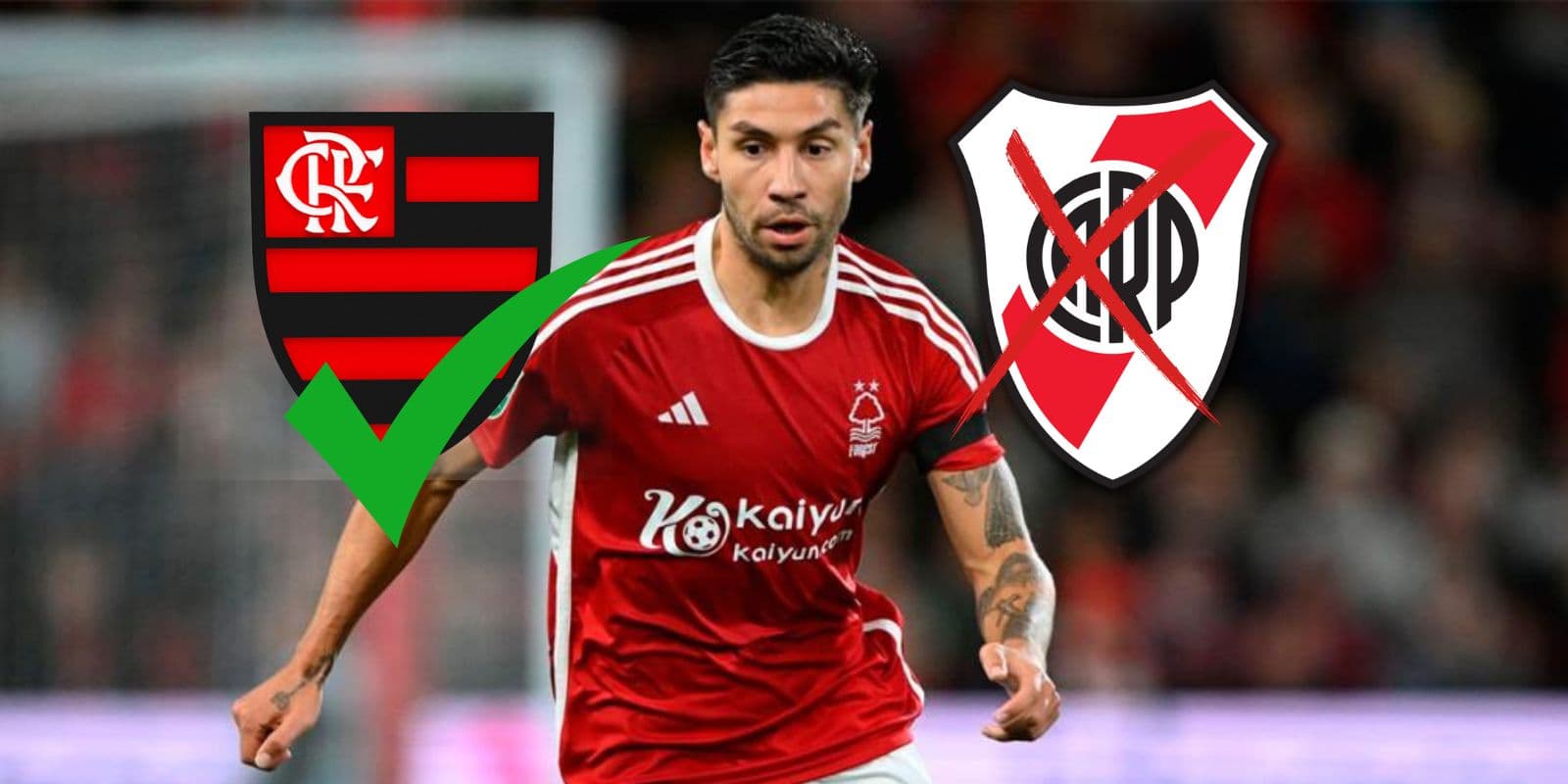 Montiel, River y Flamengo-