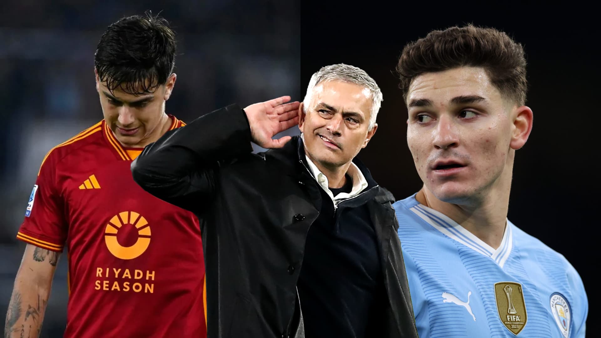 Mourinho nombró a Julián Álvarez para hablar de Dybala